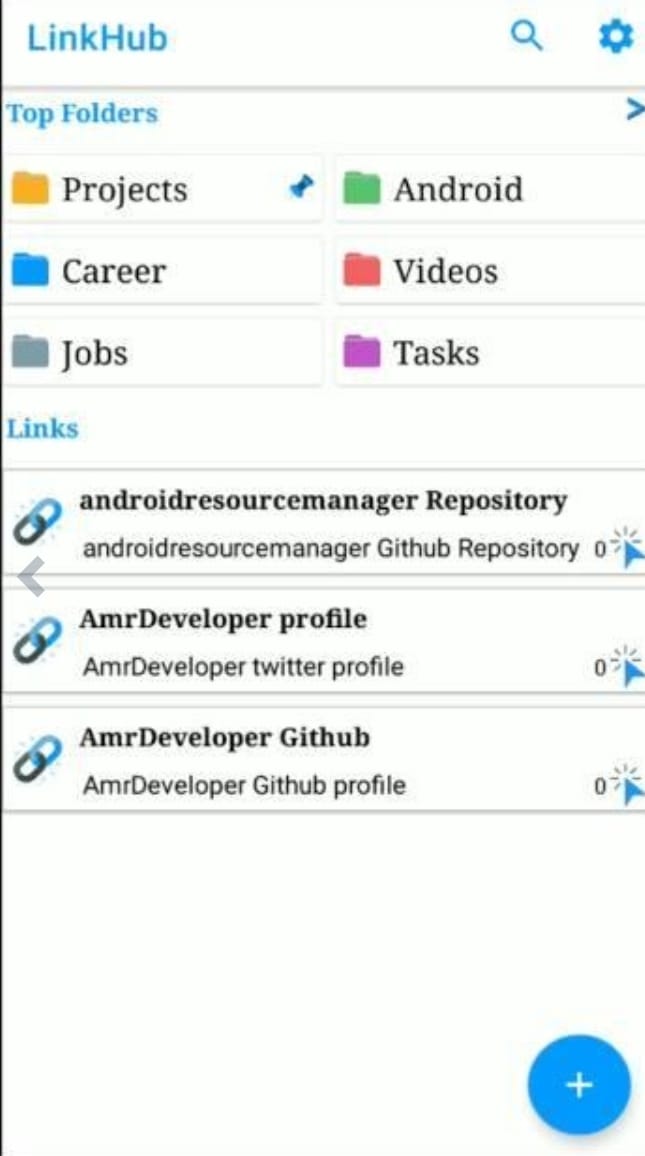Linkhub App Screenshot